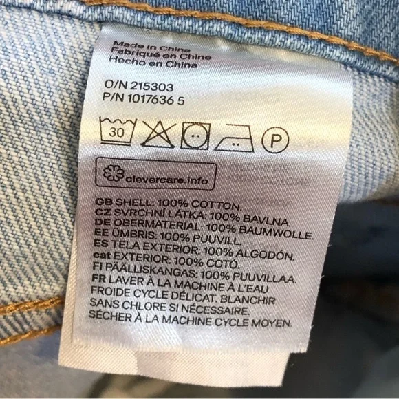 H&M 5-Pocket Wide High Jeans -Wash Denim - Picture 13 of 13